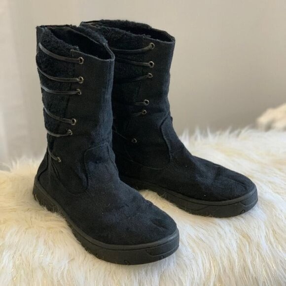 Alpine Design fur trimmed black boots size… - Picture 7 of 8